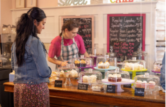 Shop Downtown at Let's Eat Cake